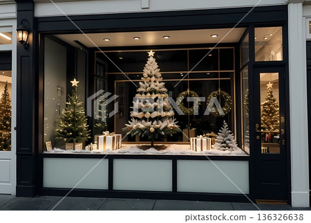 Luxurious Christmas decorations 136326638