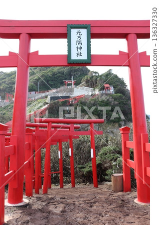 Torii at the former Nogami Shrine Torii at the former Nogami Shrine 136327330