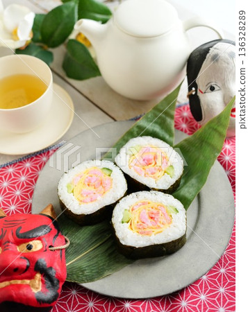 Setsubun Ehomaki Decorative Maki 136328289