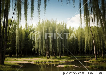 Mystical pond 136328380