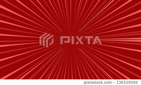 red speed lines background. sunburst cartoon exploding decoration red speed lines background. sunburst cartoon exploding decoration 136329308