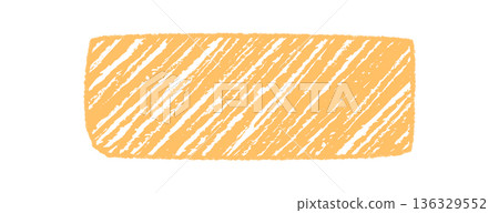Hand drawn pastel crayon frame with diagonal sketch stripe. Organic rectangle with border and box style. Abstract background and text space for card label or invitation. Hand drawn pastel crayon frame with diagonal sketch stripe. Organic rectangle with border and box style. Abstract background and text space for card label or invitation. 136329552
