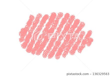 Chalk sketch circle quote box banner in soft pink with round highlight over white background. Speech and chat theme for talk, banner, and modern conversation or message design concepts. Chalk sketch circle quote box banner in soft pink with round highlight over white background. Speech and chat theme for talk, banner, and modern conversation or message design concepts. 136329563