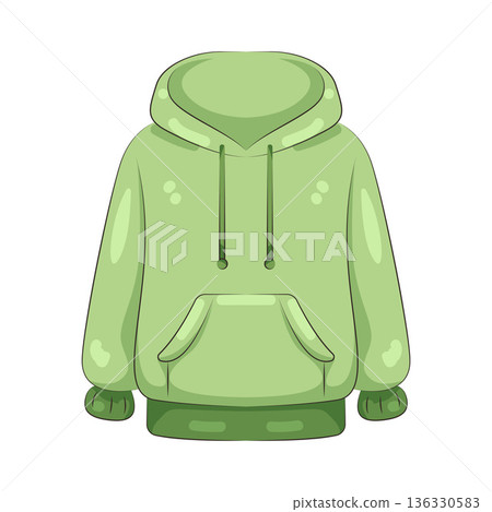 Illustration of hoodie  136330583