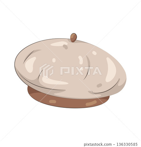 Illustration of beret 136330585