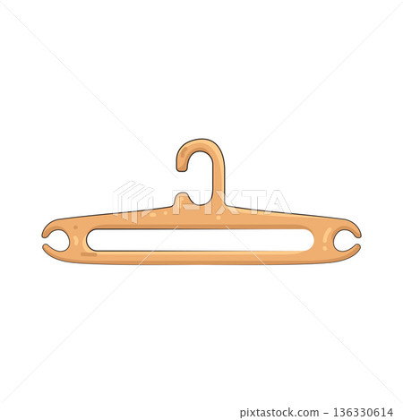 Illustration of hanger Illustration of hanger 136330614