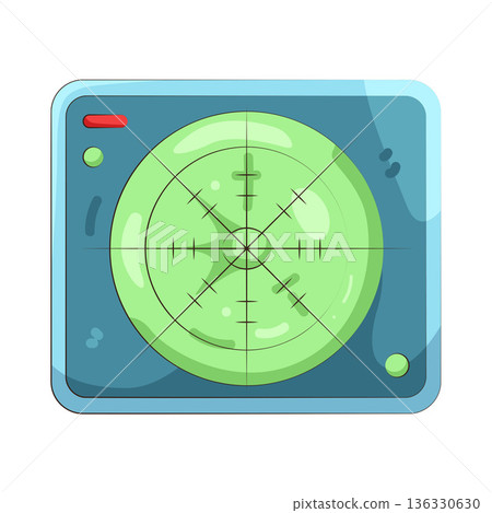 Illustration of radar 136330630