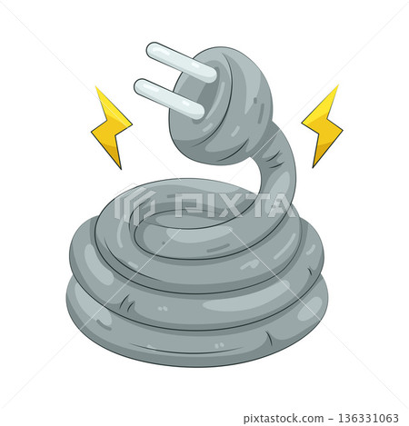 Illustration of plug Illustration of plug 136331063