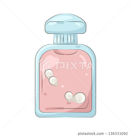 Illustration of Floral scented perfume Illustration of Floral scented perfume 136331092