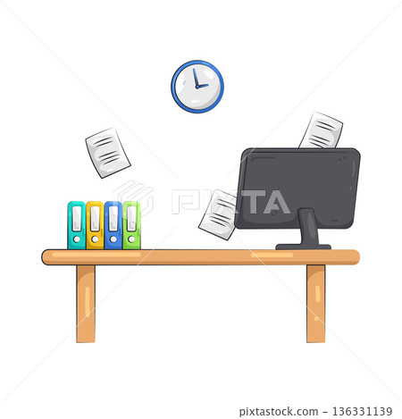 Illustration of accounting job Illustration of accounting job 136331139
