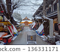 Snowing shrine 136331171