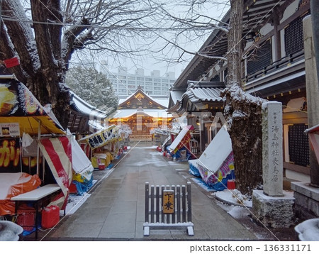 下雪的神社 下雪的神社 136331171