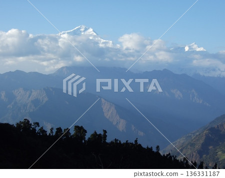 Mountains and clouds Mountains and clouds 136331187