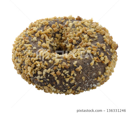 chocolate donut isolated on a white background chocolate donut isolated on a white background 136331246