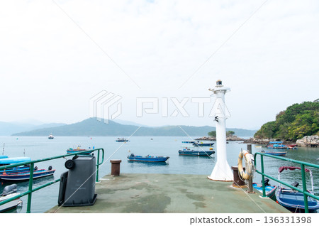 香港：大門島的海景與城市景觀 136331398