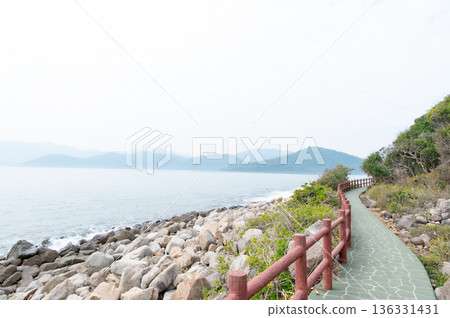 香港：大門島的海景與城市景觀 136331431