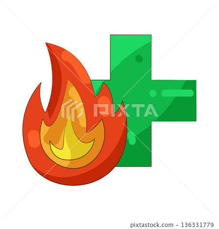 Illustration of Fire safety Illustration of Fire safety 136331779