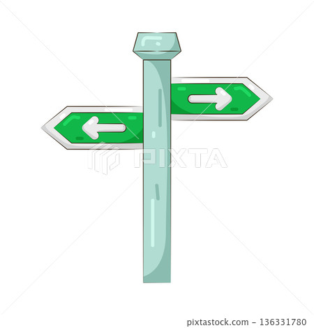 Illustration of road sign Illustration of road sign 136331780