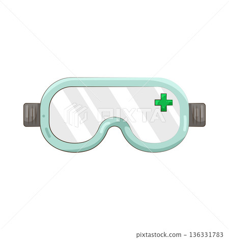 Illustration of Safety goggles Illustration of Safety goggles 136331783