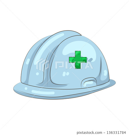 Illustration of hard hat Illustration of hard hat 136331784