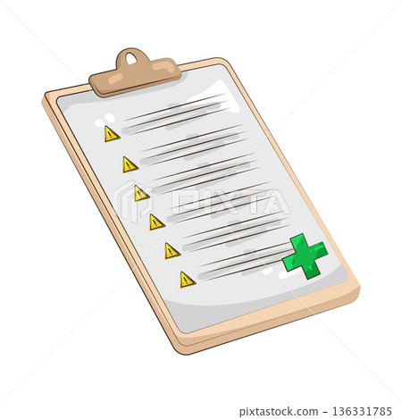 Illustration of incident report Illustration of incident report 136331785
