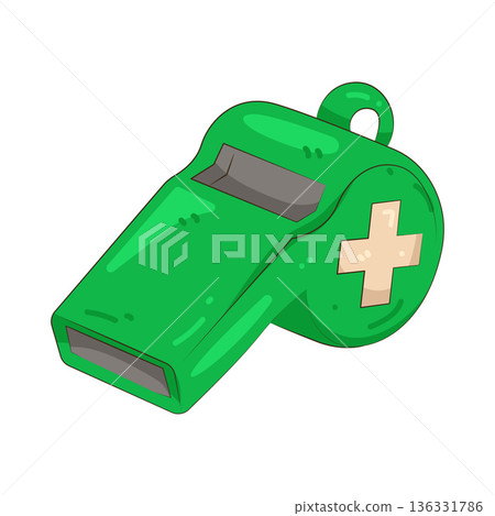 Illustration of whistle  136331786