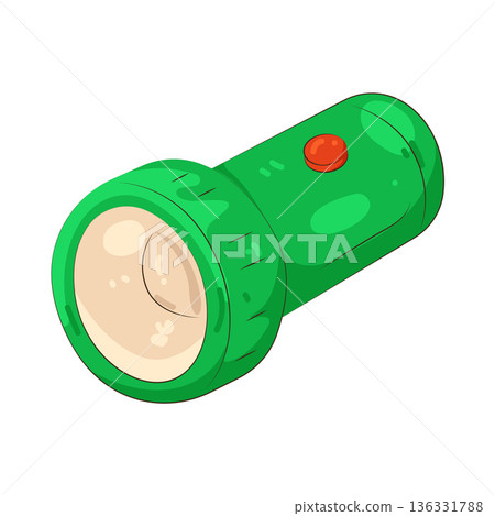 Illustration of flashlight 136331788