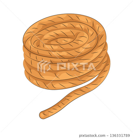 Illustration of rope  136331789