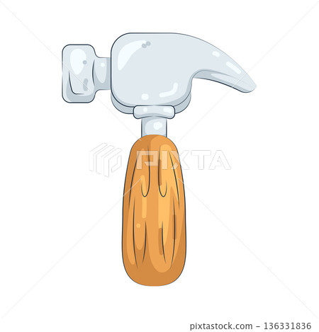 Illustration of hammer 136331836