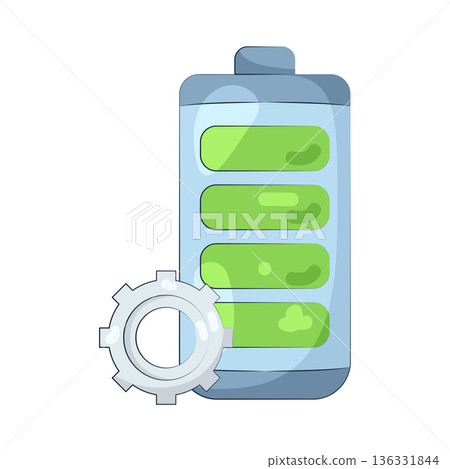Illustration of Battery setting Illustration of Battery setting 136331844