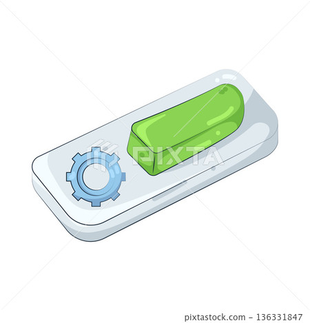 Illustration of setting button Illustration of setting button 136331847