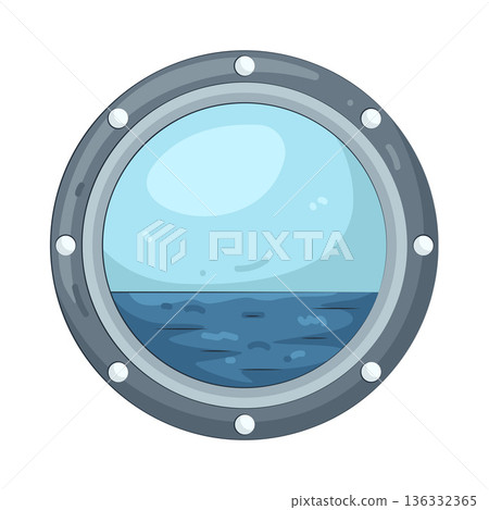 Illustration of porthole  136332365