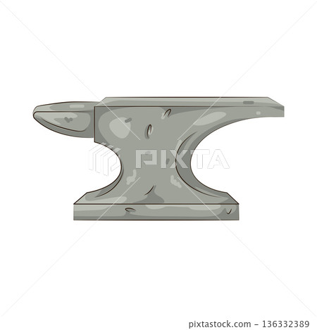 Illustration of anvil Illustration of anvil 136332389