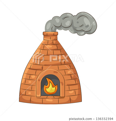 Illustration of chimney 136332394