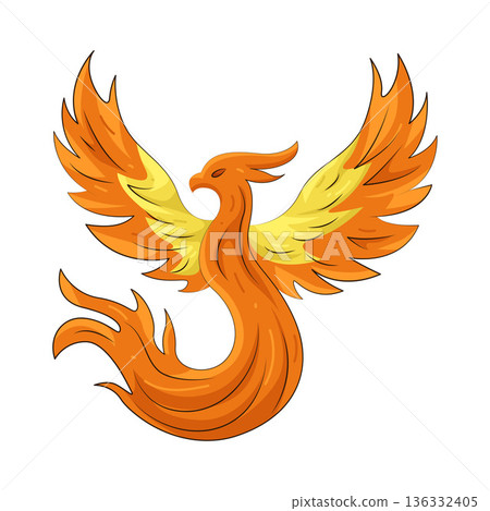 Illustration of Phoenix fire Illustration of Phoenix fire 136332405
