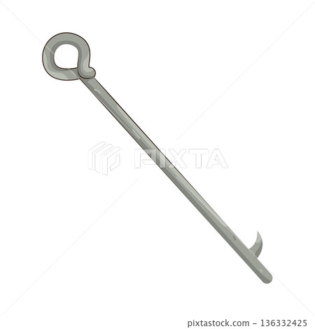 Illustration of fire poker Illustration of fire poker 136332425