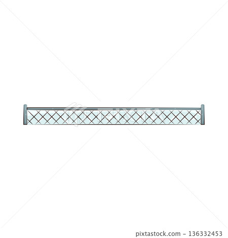 Illustration of padel net 136332453