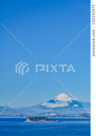Mt. Fuji, Enoshima and Sagami Bay Mt. Fuji, Enoshima and Sagami Bay 136332475