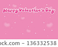 Valentine's Day background with logo 136332538