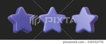 Holographic 3D star icons with iridescent glow and metallic shine. Y2K aesthetic stickers featuring cosmic sparkles, perfect for futuristic designs and digital art projects. Holographic 3D star icons with iridescent glow and metallic shine. Y2K aesthetic stickers featuring cosmic sparkles, perfect for futuristic designs and digital art projects. 136332776