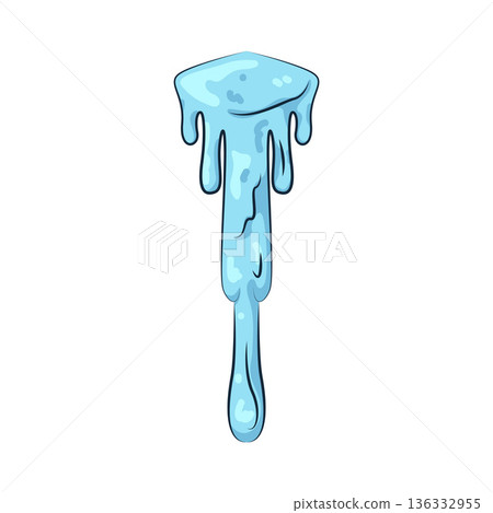 Illustration of Melting ice Illustration of Melting ice 136332955