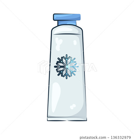 Illustration of cream tube Illustration of cream tube 136332979