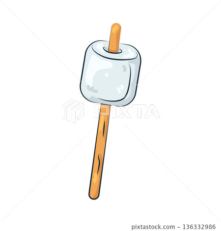 Illustration of marshmallow  136332986