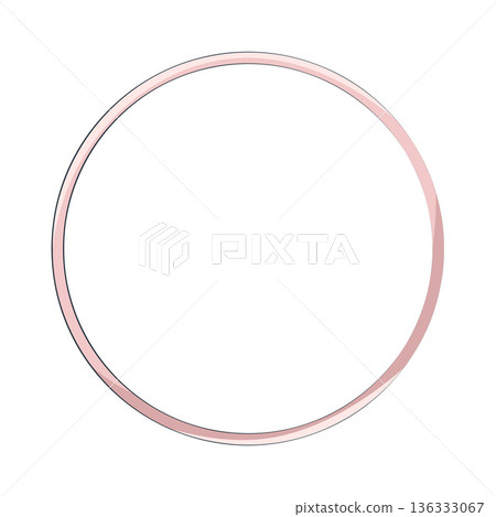 Illustration of pink circle 136333067