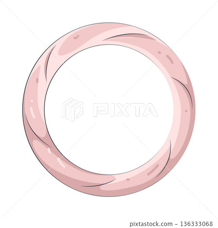 Illustration of pink circle Illustration of pink circle 136333068