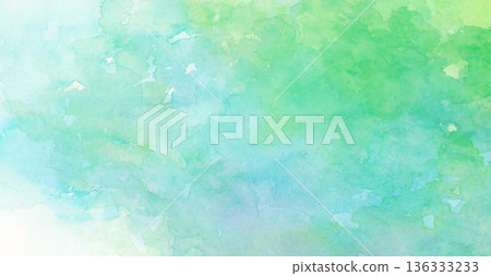 清新的綠色水彩背景背景插圖紋理素材 清新的綠色水彩背景背景插圖紋理素材 136333233