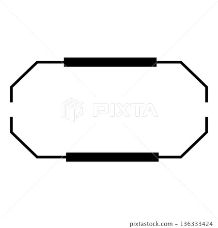 Futuristic frame material 136333424