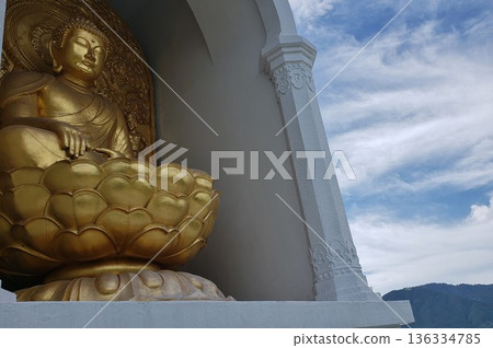 Hisayama Town, Nipponzan Myohoji Temple, Stupa "Buddha of Subduing Demons" Hisayama Town, Nipponzan Myohoji Temple, Stupa "Buddha of Subduing Demons" 136334785