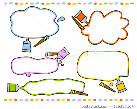 Paint frame set Paint frame set 136335164
