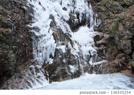 從市區出發，一日遊即可欣賞壯觀的冬季景色：冰封的保澤瀑布，日本百大瀑布之一。 136335254